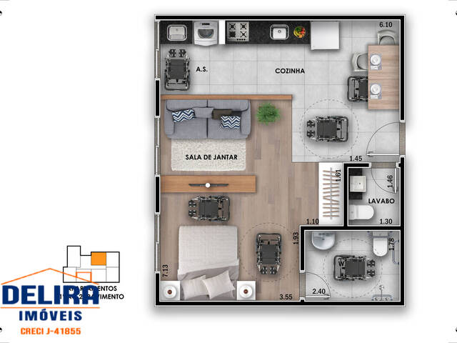 #AP47 - Apartamento para Venda em Atibaia - SP - 1