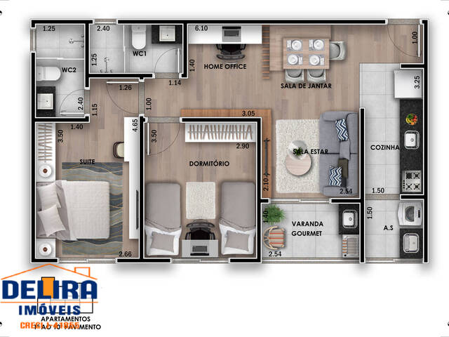 #AP47 - Apartamento para Venda em Atibaia - SP - 2