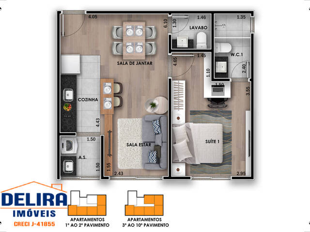 #AP47 - Apartamento para Venda em Atibaia - SP - 3
