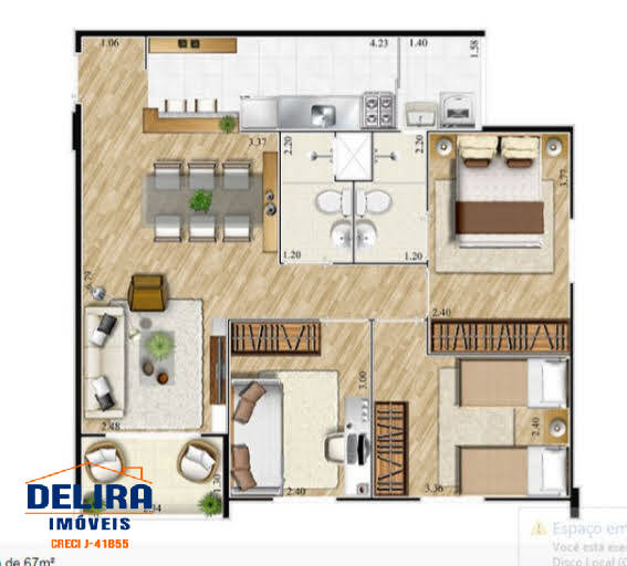 Apartamento, 3 quartos, 67 m² - Foto 19